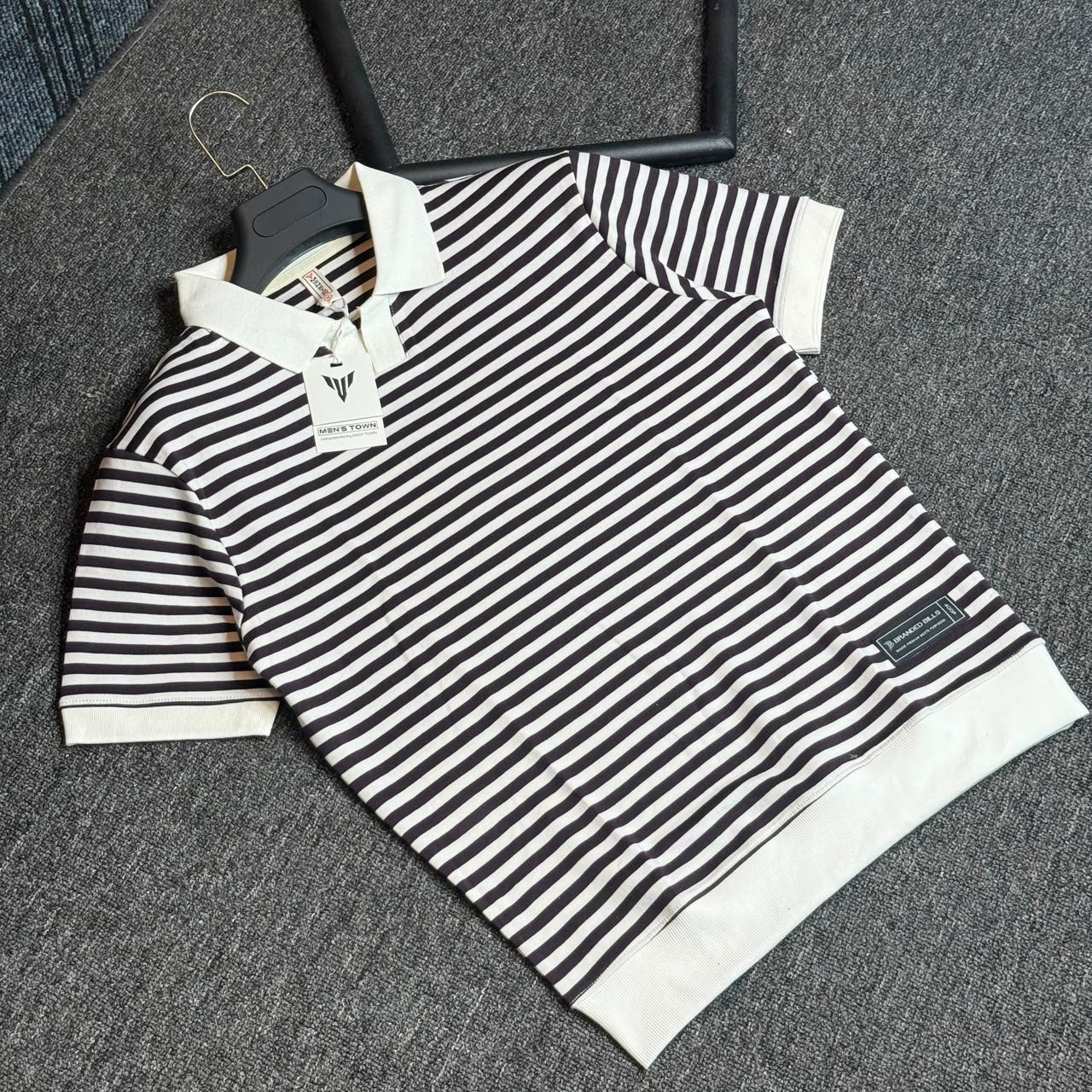 OLD MONEY STRIPE POLO