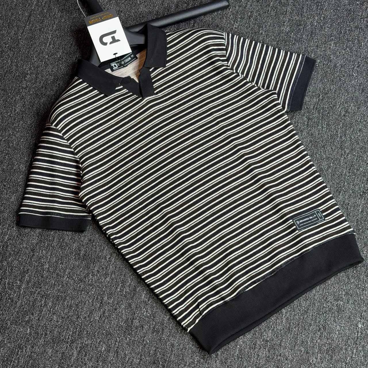 OLD MONEY STRIPE POLO